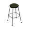 Holland Bar Stool Co 25" Stationary Counter Stool, Black Wrinkle, Canter Pine Seat 303025BW010 - alternate 1